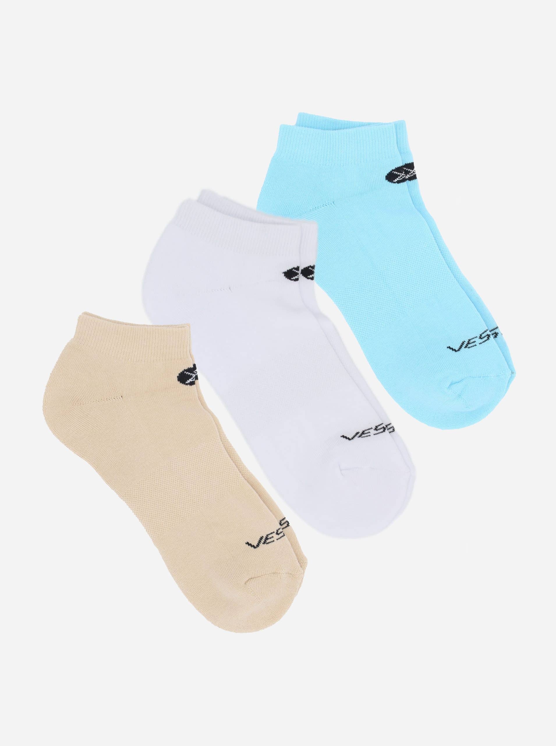 VESTRA LOW HALF CUSHION 3 PACK Sock